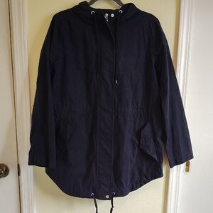 Old Navy Women's Navy Hooded Utility Jacket